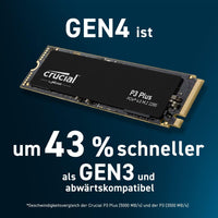 Crucial P3 Plus SSD 2TB M.2 PCIe Gen4 NVMe